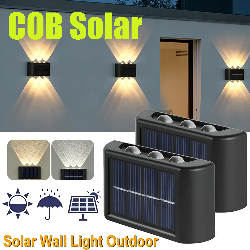 Renewable Energy Solar - COB Solar Wall Lamp Outdoor Waterproof