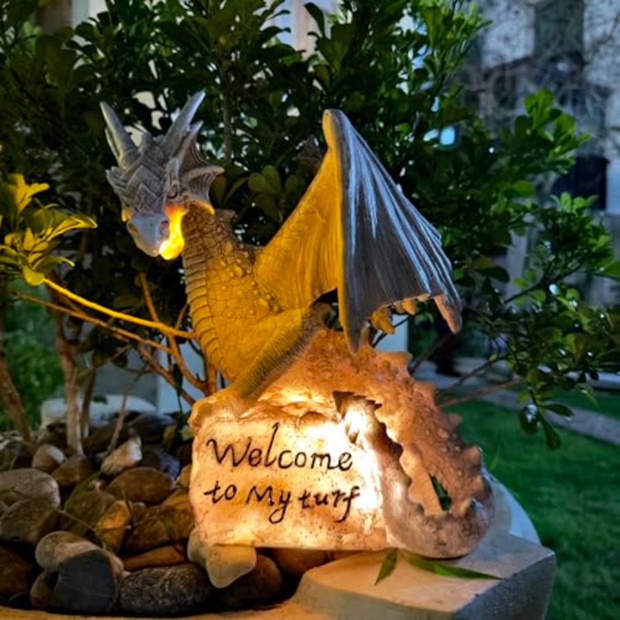 Garden Large Dragon Statue Sol – Renewable Energy Solar recenzja i cena