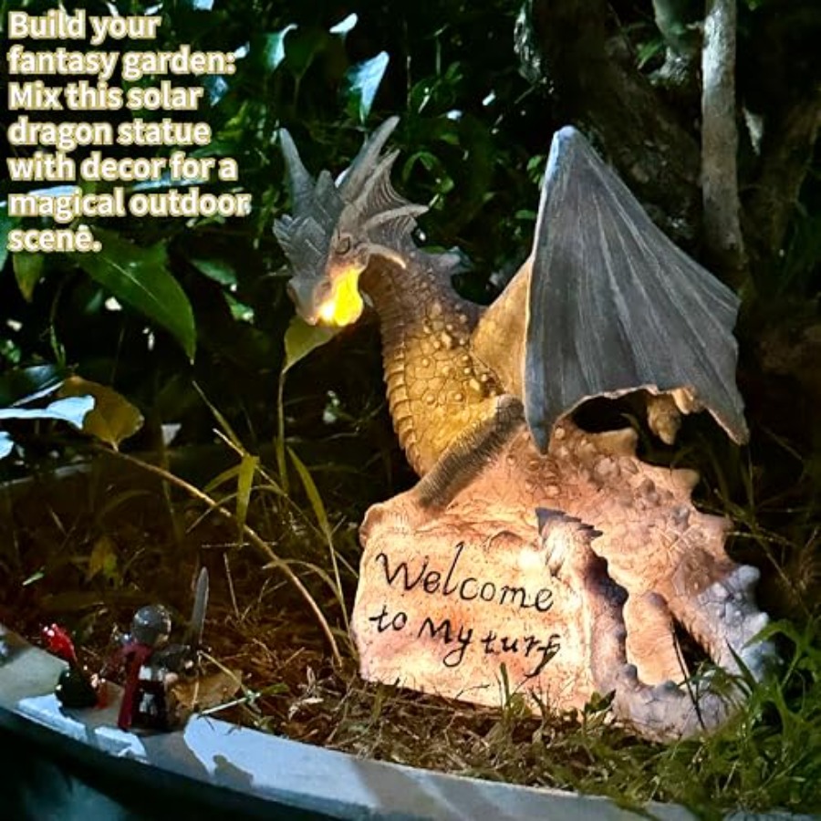 Garden Large Dragon Statue Sol – Renewable Energy Solar recenzja i cena