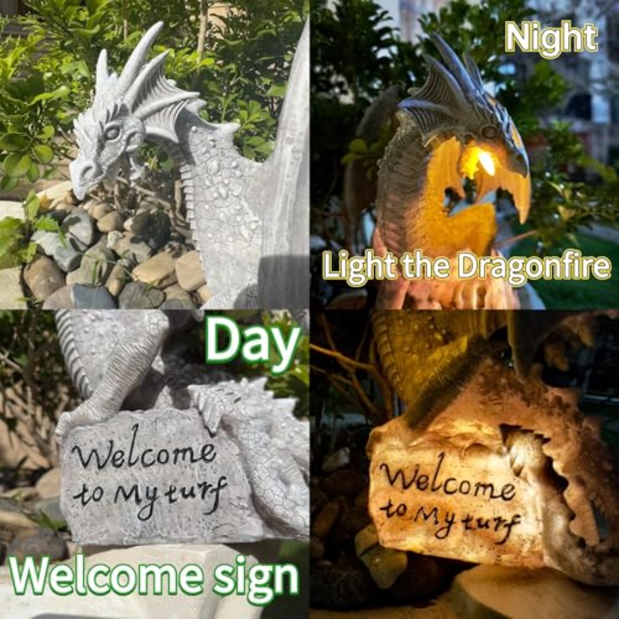 Garden Large Dragon Statue Sol – Renewable Energy Solar recenzja i cena