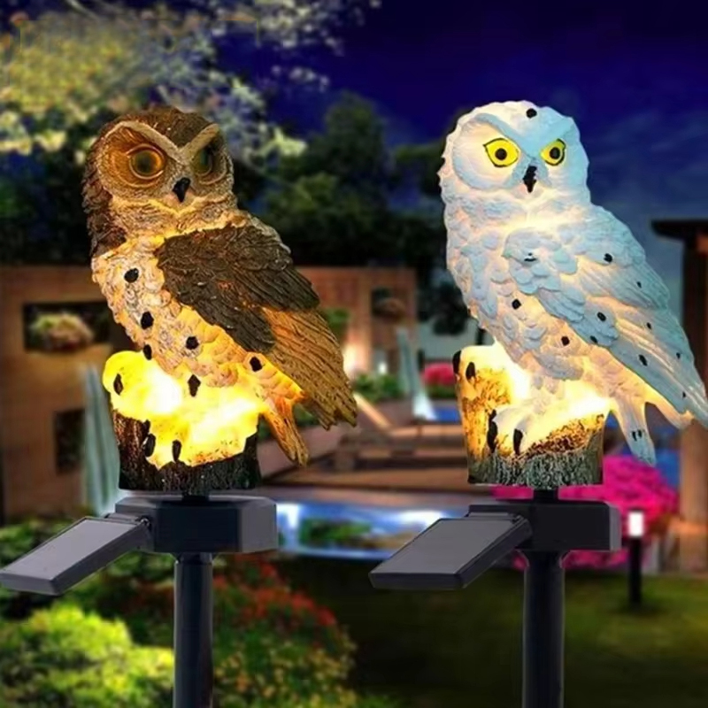 Solar light owl animal sculptu – Renewable Energy Solar recenzja i cena