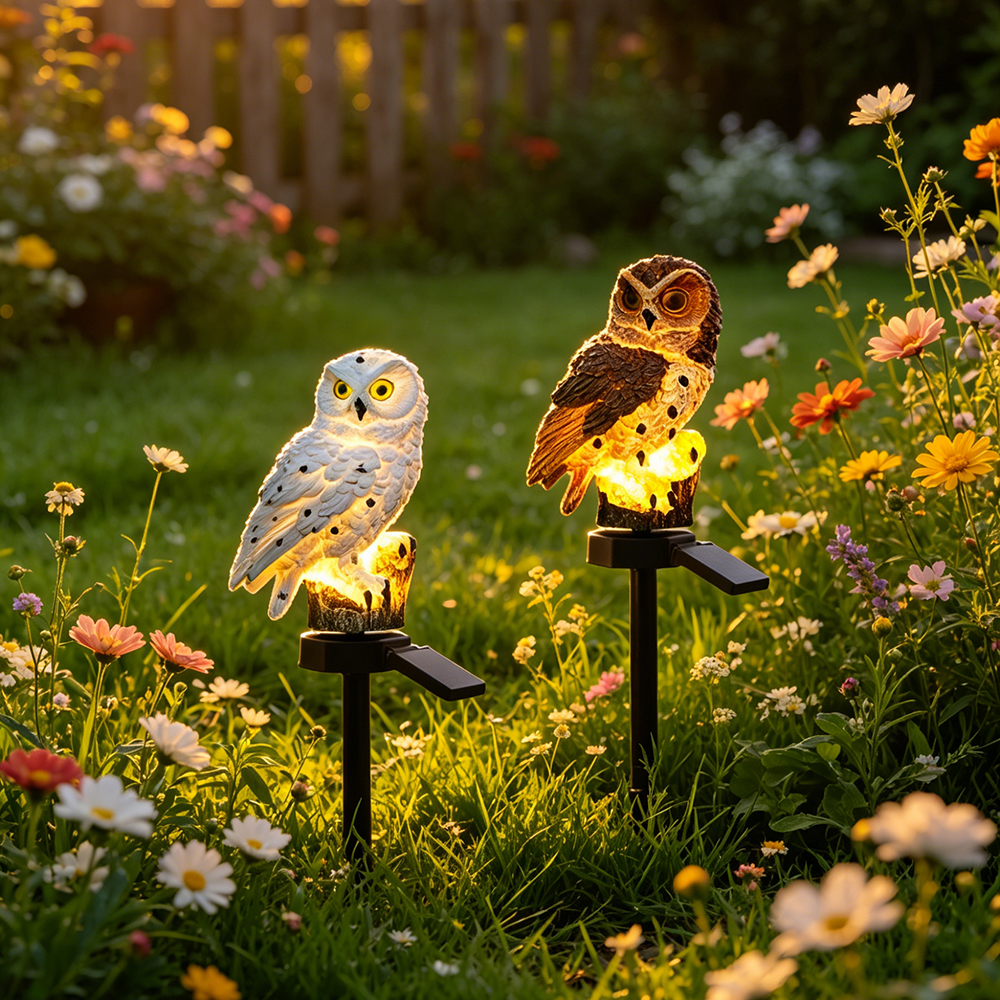 Owl Solar Light, Resin Owl Gro – Renewable Energy Solar recenzja i cena