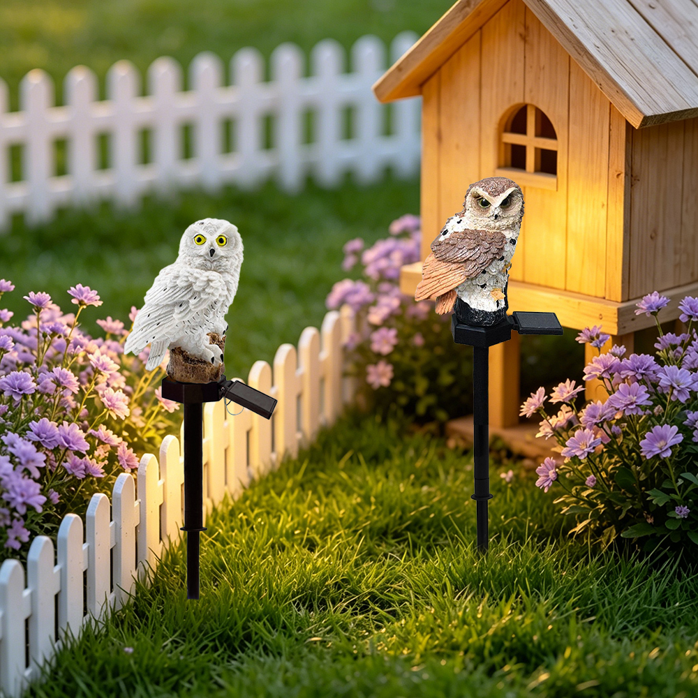Owl Solar Light, Resin Owl Gro – Renewable Energy Solar recenzja i cena