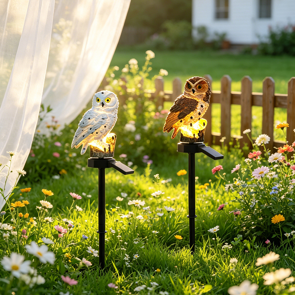Owl Solar Light, Resin Owl Gro – Renewable Energy Solar recenzja i cena