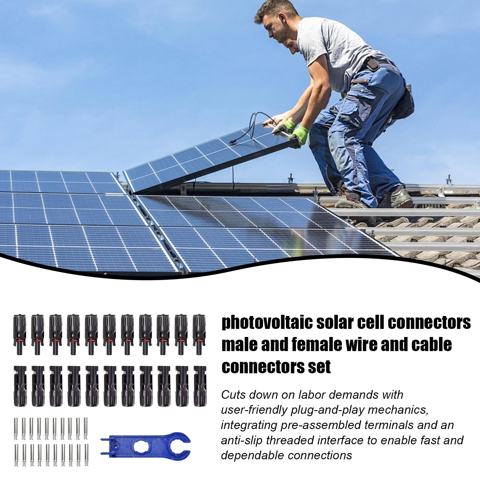 10Pair MC4 Photovoltaic Solar  – Solar Cable Mc4 Connector recenzja i cena