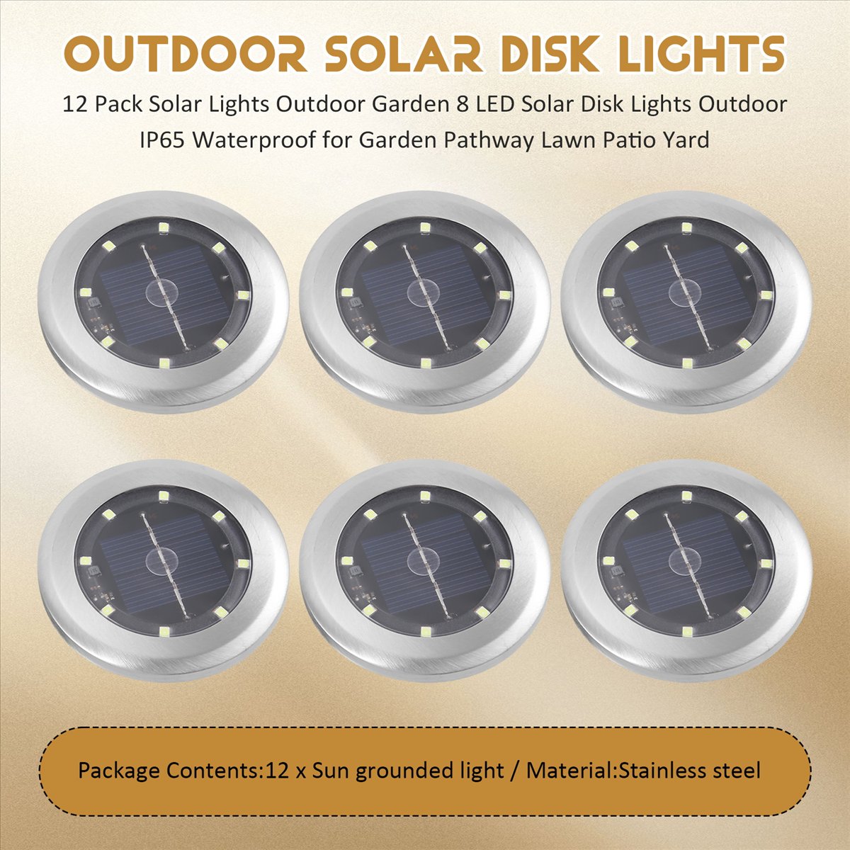 *A14E 12 Pack Solar Lights Out – Renewable Energy Solar recenzja i cena