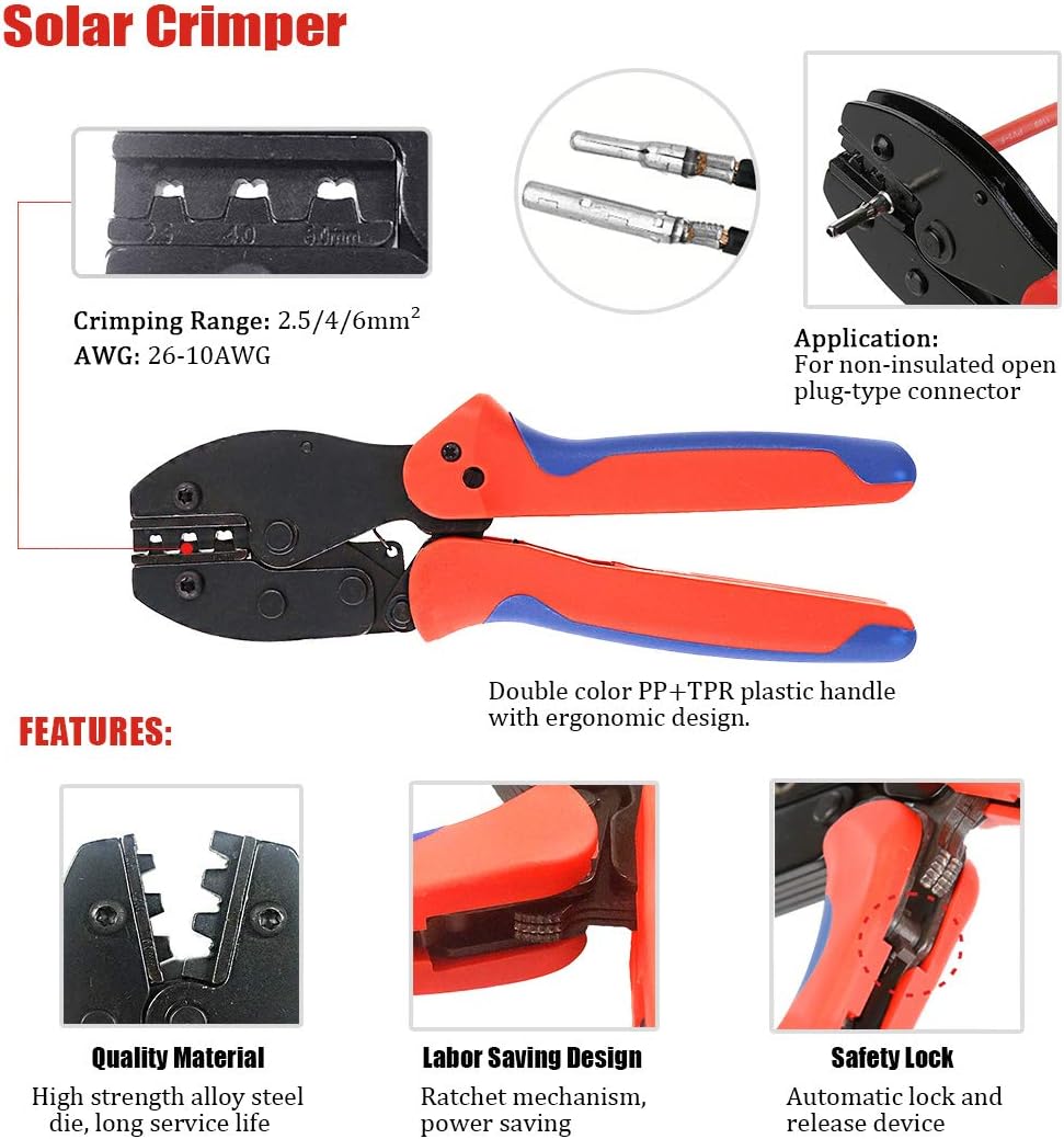 Solar Panel PV Cable Crimping  – Solar Cable Mc4 Connector recenzja i cena