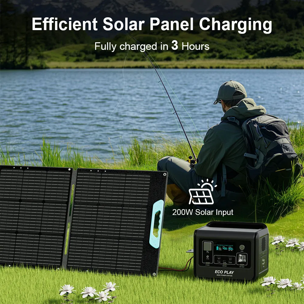 800W 512Wh Solar Power Station – Portable Power Station recenzja i cena