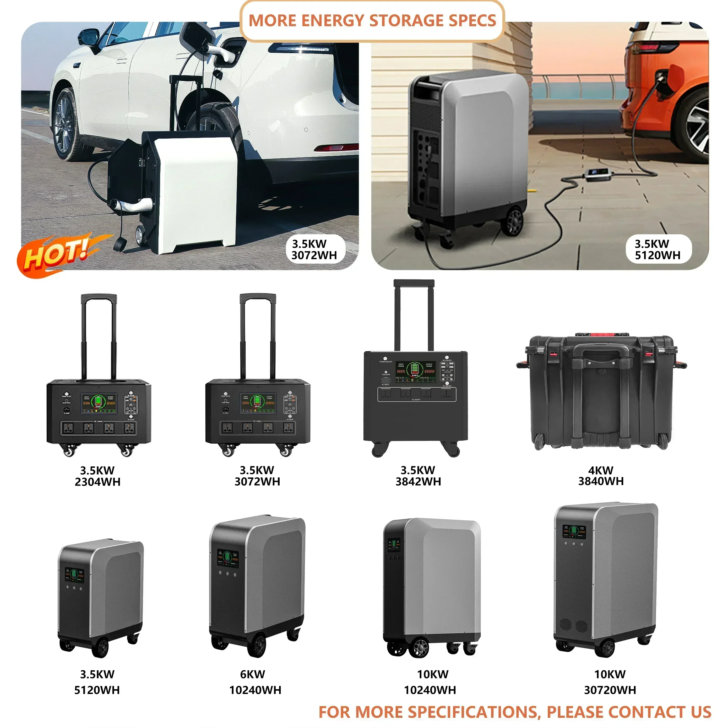 2025New 3.5kW 6kw 10kw Portabl – Portable Power Station recenzja i cena