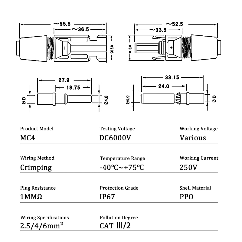 10/20/50/100/300/400PCS Photov – Solar Cable Mc4 Connector recenzja i cena
