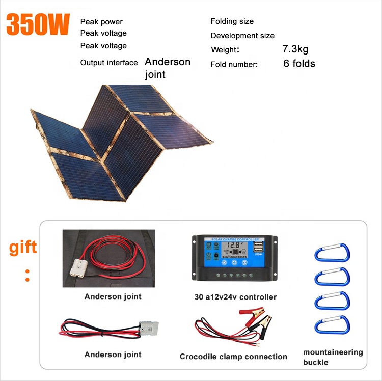 350W Flexible Monocrystalline  – Portable Power Station recenzja i cena