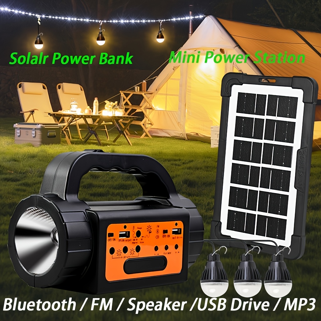 Solar Rechargeable Camping Lig – Portable Power Station recenzja i cena