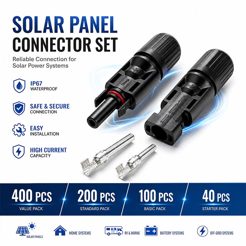 600/400/200/100/40/20 PCS Sola – Solar Cable Mc4 Connector recenzja i cena