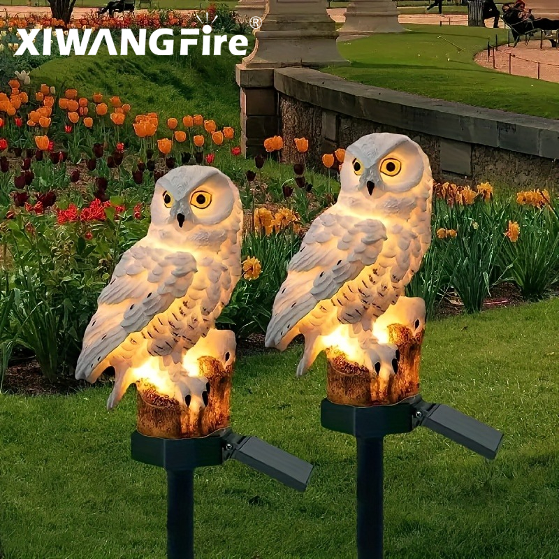 Solar Owl Statue Garden Light  – Renewable Energy Solar recenzja i cena