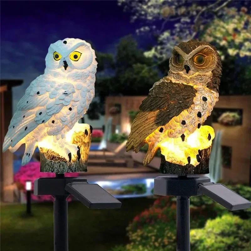 Solar Owl Statue Garden Light  – Renewable Energy Solar recenzja i cena