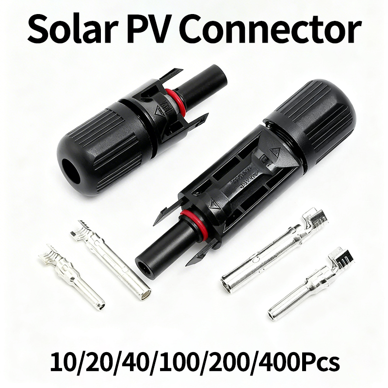 10/20/40/100/200/400Pcs Solar  – Solar Cable Mc4 Connector recenzja i cena
