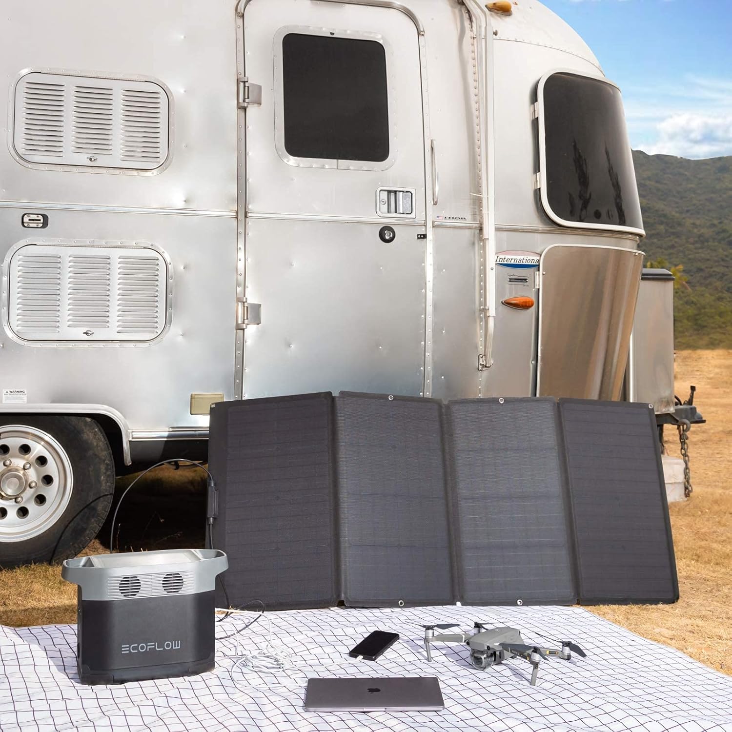 160 Watt Foldable Solar Panel  – Portable Power Station recenzja i cena
